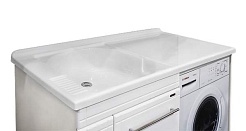 Водолей Тумба с раковиной 1300 под стиральную машину – фотография-4
