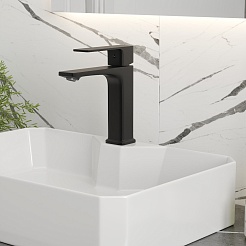 Teymi Смеситель для раковины Lori T10257 черный матовый – фотография-12