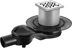 BERGES Wasserhaus Душевой трап Platz Antik 100 091160 хром глянец – фотография-1