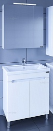 СанТа Мебель для ванной Лондон 70 напольная, с дверками – фотография-1