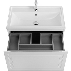 Cezares Тумба под раковину Giubileo 80 подвесная bianco lucido – фотография-5