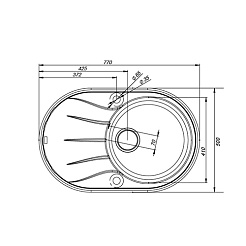 Iddis Мойка гранитная Kitchen G K15W771i87 белая – фотография-2