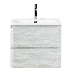 BelBagno Тумба под раковину Albano 70 подвесная Rovere Vintage Bianco – фотография-2