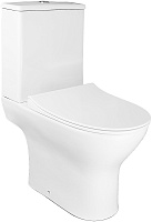 Azario Унитаз-компакт Mist AZ-45 безободковый с бачком с сиденьем микролифт белый