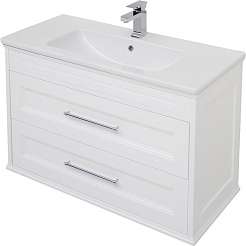 Aquanet Тумба с раковиной Бостон 100 ясень – фотография-1