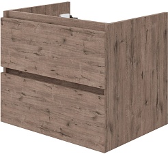 Teymi Тумба с раковиной Laina 60 подвесная дуб темный – фотография-7