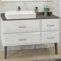 Comforty Тумба с раковиной Империя 120 белая