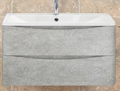 BelBagno Тумба с раковиной ACQUA 800 Cemento Verona Grigio – фотография-1