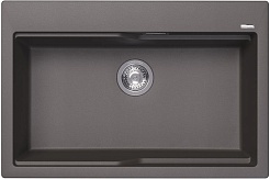 Florentina Мойка кухонная Ромия 770 серый шелк – фотография-1