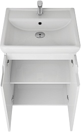 Dreja Мебель для ванной Q Plus (D) 55 белая – фотография-9