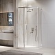 RGW Душевой уголок Passage PA-86 90x90 профиль хром стекло прозрачное – фотография-6