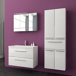 Kolpa San Тумба с раковиной Jolie OUJ 90 WH/WH – фотография-3