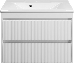 Brevita Тумба под раковину Balaton 80 белая – фотография-1