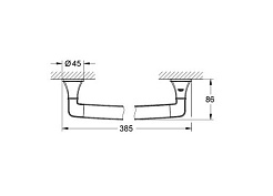 Grohe Поручень Grandera 40633000 – фотография-2