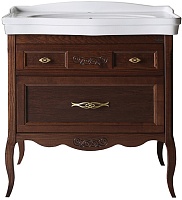 ASB-Woodline Тумба под раковину Модерн 85 антикварный орех