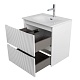BelBagno Тумба с раковиной Uno mini 70 подвесная Bianco Opaco с раковиной BB-8099-3-70 – фотография-20