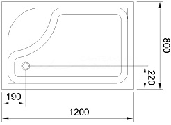 Royal Bath Душевой поддон BP RB 8100BP L – фотография-3