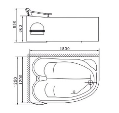 Appollo Акриловая ванна TS-0929L ll – фотография-3