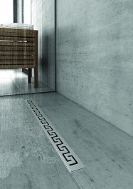 BERGES Wasserhaus Душевой лоток B1 Antik 400 090022 хром матовый – фотография-2