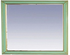 Misty Зеркало для ванной Vena 105 салатовая патина – фотография-1