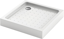 Veconi Душевой поддон Tezeo acrylic TZ-52 90x90 белый – фотография-1