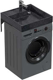 СанТа Раковина под стиральную машину Юпитер 60x60 млечный путь – фотография-3