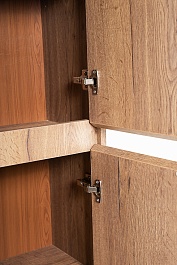 BelBagno Пенал для ванной Kraft 33/160 R Rovere Tabacco – фотография-4