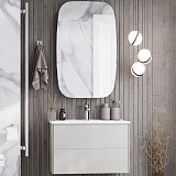 Акватон Мебель для ванной Сохо 75 R подвесная слэйт/галька серая