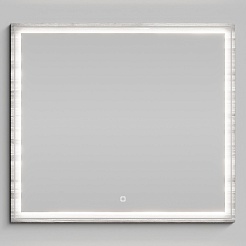 Водолей Зеркало Лайт 90 лиственница структурная контрастно-серая – фотография-1