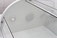 Frank Душевая кабина F412 R white с крышей – фотография-7