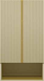 Brevita Шкаф подвесной Vega 60 кремовый/золото – фотография-2