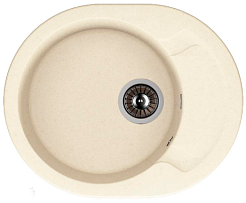 Dr. Gans Мойка гранитная Берта 580 белый  – фотография-1