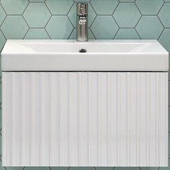 Velvex Тумба под раковину Compo 60.1Y белый глянец – фотография-1