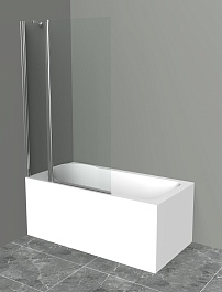 BelBagno Шторка на ванну 90/150 UNO-V-11-90/150-C-Cr – фотография-1