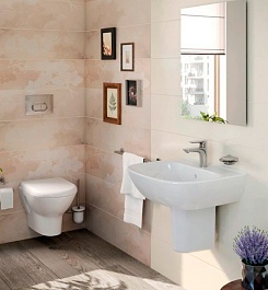 Vitra Унитаз подвесной с инсталляцией Zentrum 9012B003-7206 с микролифтом – фотография-6