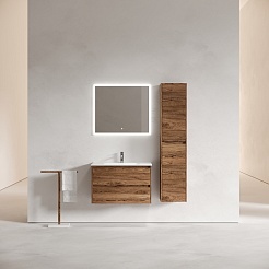 Sancos Тумба с раковиной Libra 80 дуб чарльстон раковина Element 81 CN7005 – фотография-7