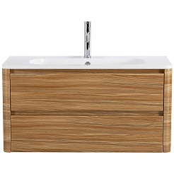 Cezares Тумба под раковину Relax 100 подвесная дуб карамельный – фотография-2