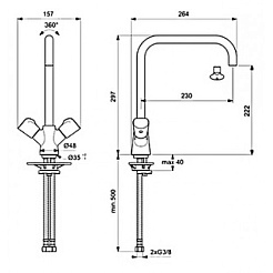 Vidima Смеситель Neo BA337AA для кухни – фотография-2