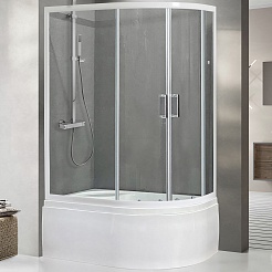 Royal Bath Душевой уголок RB 8120BK-T L – фотография-1