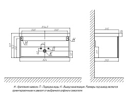 Velvex Тумба с раковиной Compo 80.1Y белый глянец – фотография-8