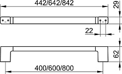 Keuco Полотенцедержатель Collection Moll 12701 010600 хром – фотография-2