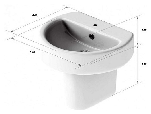 Sanita Luxe Умывальник Best luxe – картинка-7