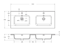 BelBagno Тумба с раковиной Kraft 120-2 Bianco Opaco – фотография-3