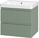 Brevita Тумба под раковину Victory 60 подвесная зеленая – фотография-6