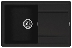 Florentina Мойка гранитная Липси 780 с крылом антрацит – фотография-1
