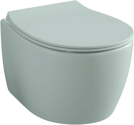 Allen Brau Чаша подвесного унитаза Fantasy 4.11004.MT мятный – фото-1