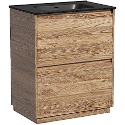 Sancos Тумба с раковиной Libra Floor 70 дуб чарльстон раковина Element 71 CN7007MB – фотография-1