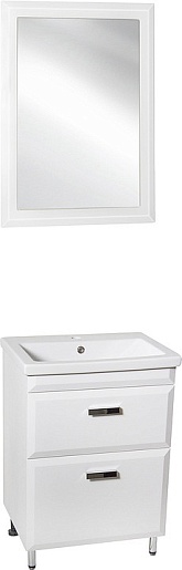 Style Line Мебель для ванной Лотос 60 Люкс белая PLUS – фото-1