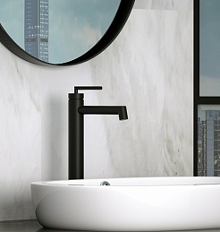 BelBagno Смеситель для накладных раковин Acqua ACQUA-LMC-NERO чёрный – фотография-2