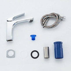 Frap Смеситель для раковины H87 F1087 хром – фотография-2